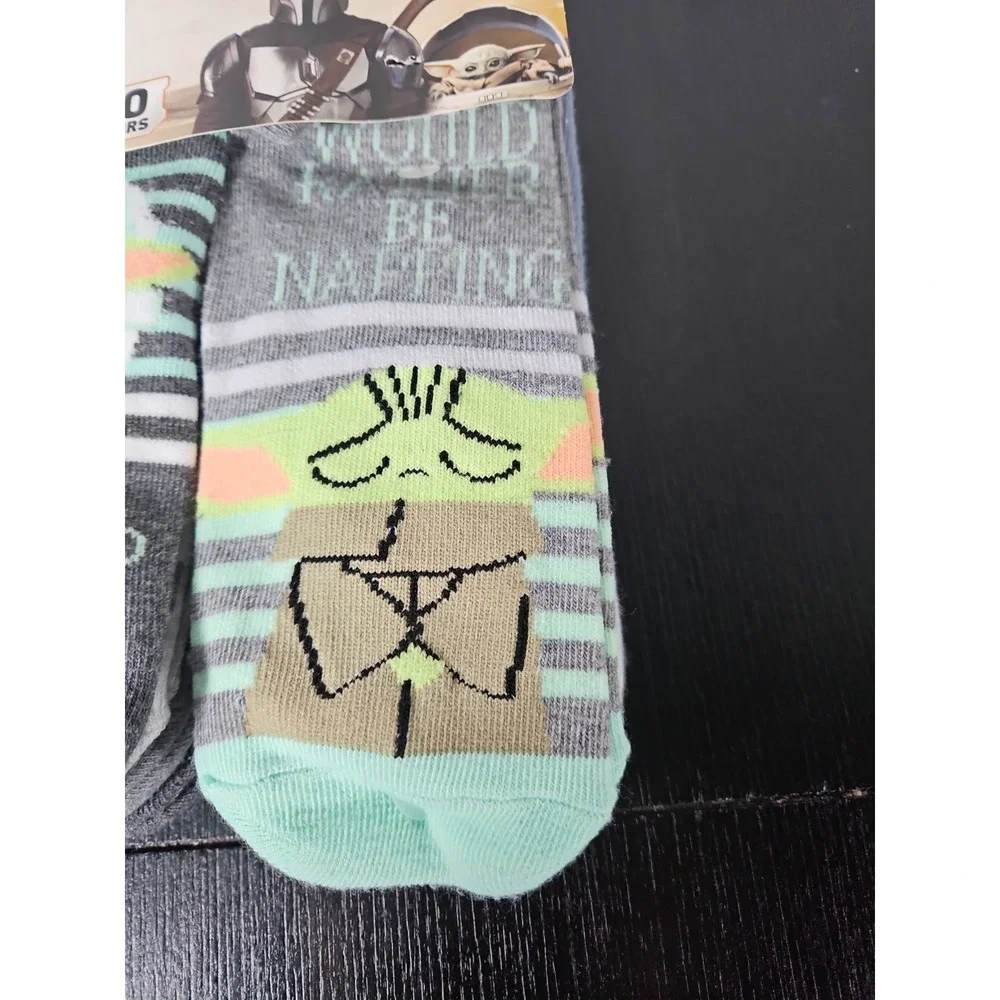Disney Star Wars Womens Shoe Size 4-10  Graphic No Show Socks 10 Pairs New 1623